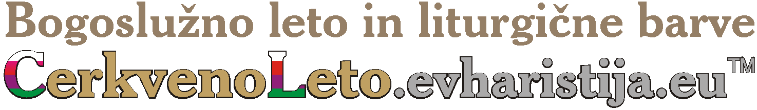 Bogosluno leto in liturgine barve)